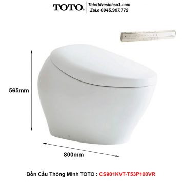 Bồn Cầu Thông Minh TOTO CS901KVT-T53P100VR