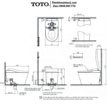 Bồn Cầu Thông Minh TOTO CS911VT-T53P100VR