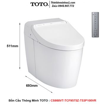 Bồn Cầu Thông Minh TOTO CS988VT-TCF9575Z-T53P100VR