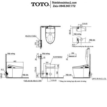 Bồn Cầu Thông Minh TOTO CS989PVT-TCF9788WZ