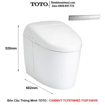 Bồn Cầu Thông Minh TOTO CS989VT-TCF9768WZ-T53P100VR