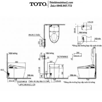 Bồn Cầu Thông Minh TOTO CS989VT-TCF9788WZ-T53P100VR