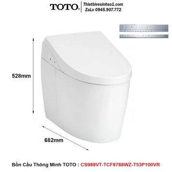 Bồn Cầu Thông Minh TOTO CS989VT-TCF9788WZ-T53P100VR