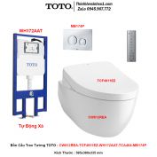 Bồn Cầu Treo Tường TOTO CW812REA-TCF4911EZ-WH172AAT-TCA464-MB174P