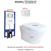 Bồn Cầu Treo Tường TOTO CW162-TC384CVK-WH172A-MB176G