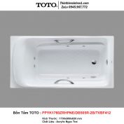 Bồn Tắm TOTO PPYK1760ZRHPNE-DB505R-2B-TVBF412