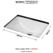Chậu Lavabo TOTO LW1535V