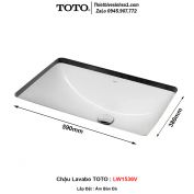 Chậu Lavabo TOTO LW1536V