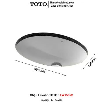 Chậu Lavabo TOTO LW1505V