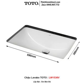 Chậu Lavabo TOTO LW1536V