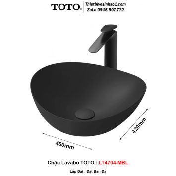 Chậu Lavabo TOTO LT4704-MBL