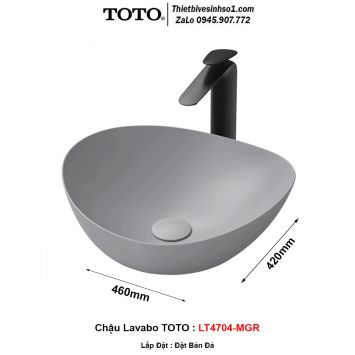 Chậu Lavabo TOTO LT4704-MGR