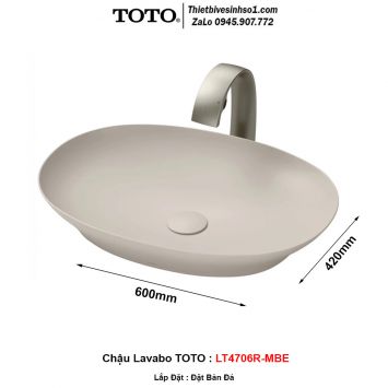 Chậu Lavabo TOTO LT4706R-MBE