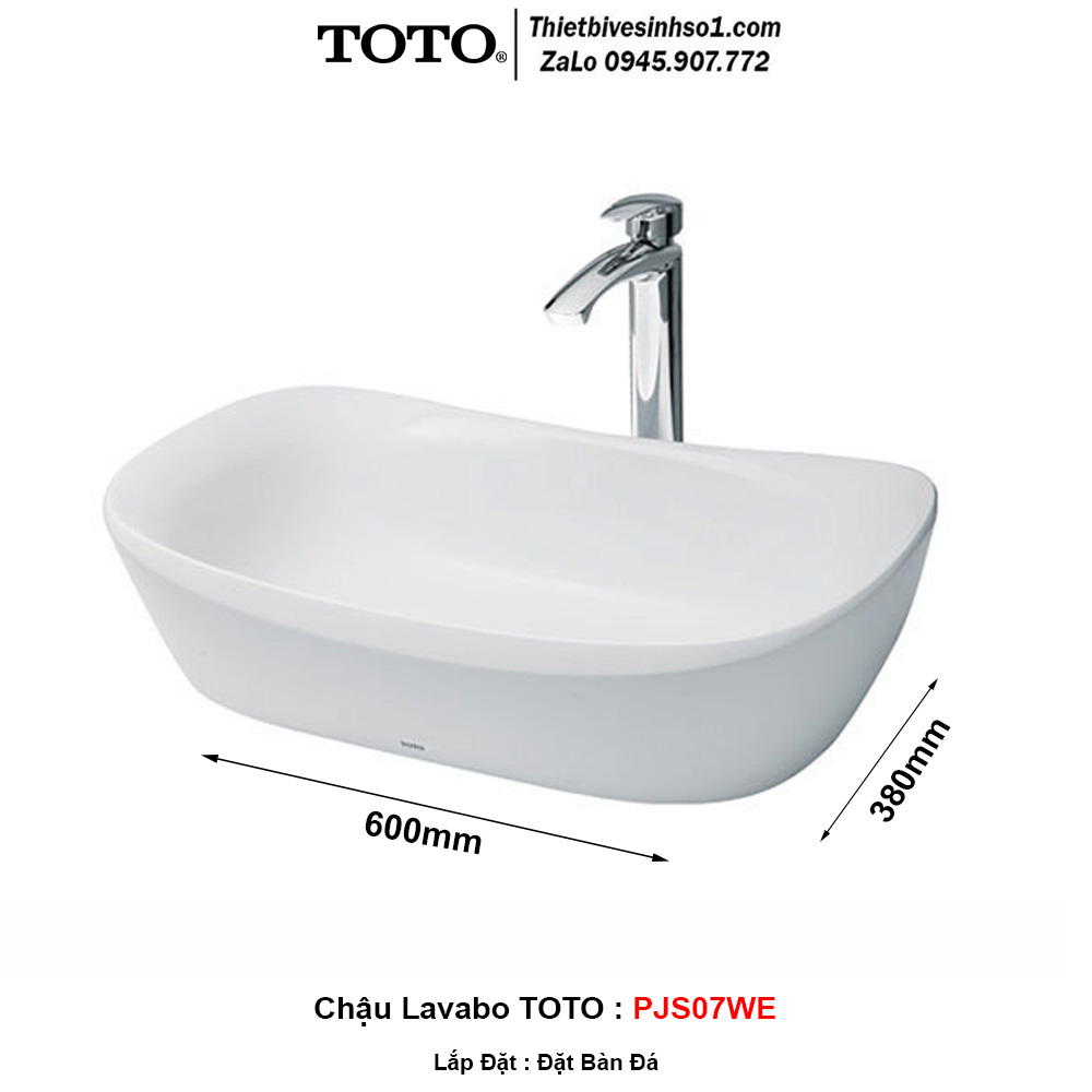 Chậu Lavabo TOTO PJS07WE
