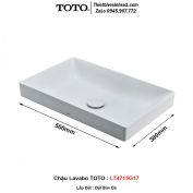 Chậu Lavabo TOTO LT4715G17