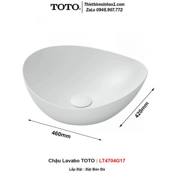 Chậu Lavabo TOTO LT4704G17