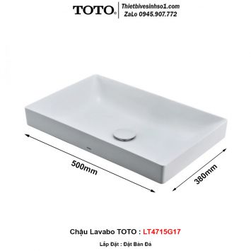 Chậu Lavabo TOTO LT4715G17