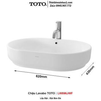 Chậu Lavabo TOTO LW896JWF