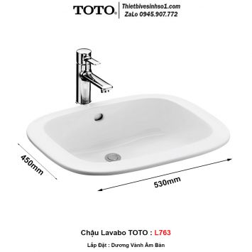 Chậu Lavabo TOTO L763