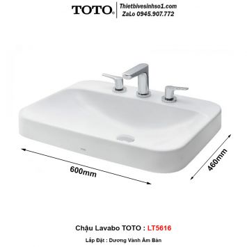 Chậu Lavabo TOTO LT5616