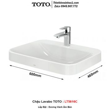 Chậu Lavabo TOTO LT5616C