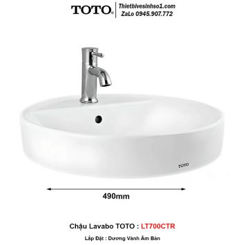 Chậu Lavabo TOTO LT700CTR