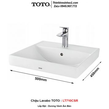 Chậu Lavabo TOTO LT710CSR