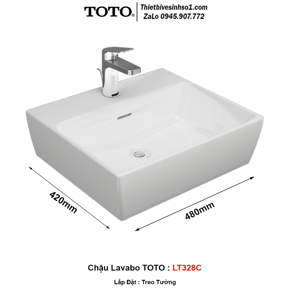 Chậu Lavabo TOTO LT328C