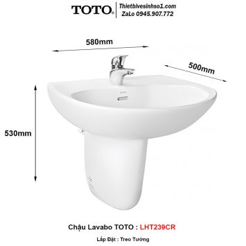 Chậu Lavabo TOTO LHT239CR