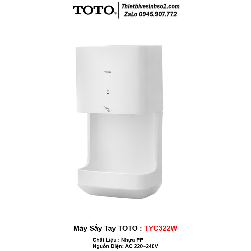Máy Sấy Tay TOTO TYC322W