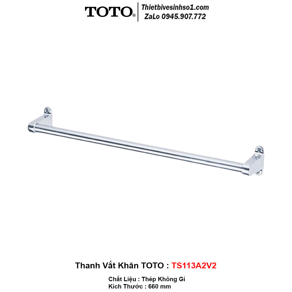 Thanh Vắt Khăn TOTO TS113A2V2