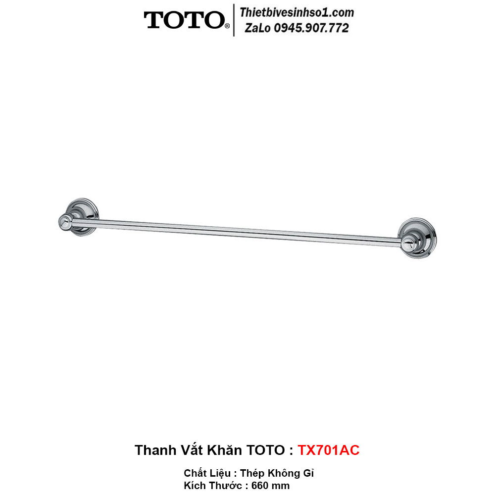 Thanh Vắt Khăn TOTO TX701AC