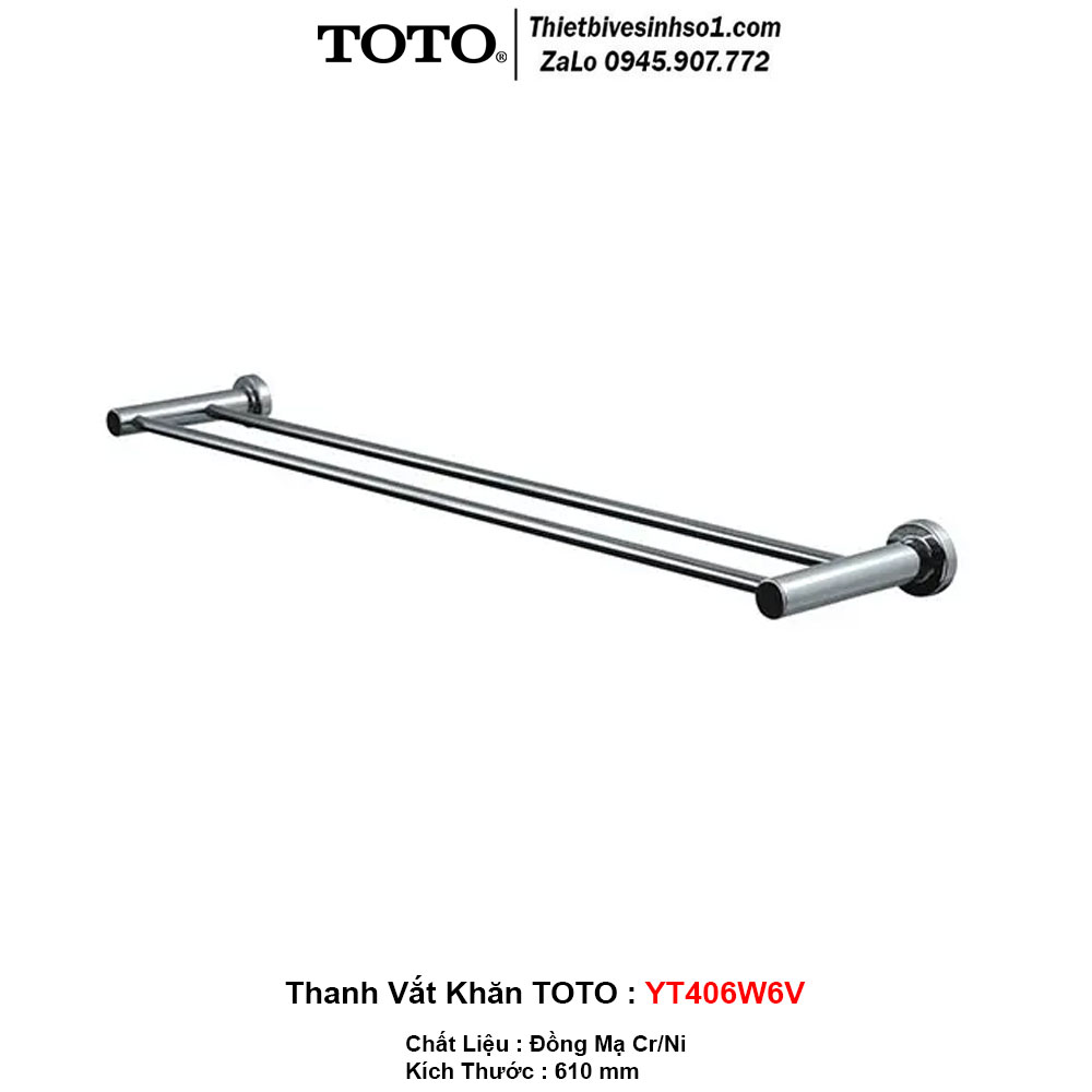 Thanh Vắt Khăn TOTO YT406W6V