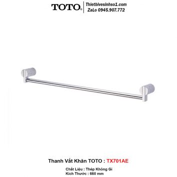 Thanh Vắt Khăn TOTO TX701AE