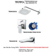 Sen Tắm Âm Tường TOTO TBW02003A-TBG02001B-TBG02304BA-TBN01001B