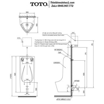 Tiểu Nam TOTO UT500T