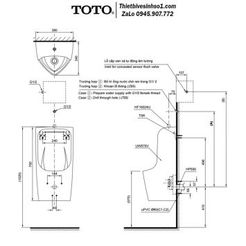 Tiểu Nam TOTO UT570T