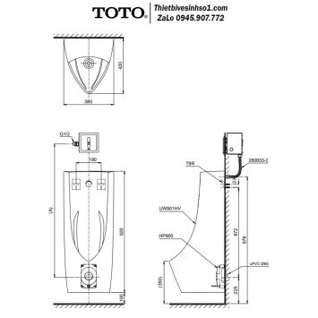 Tiểu Nam TOTO UT901H
