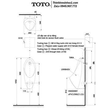 Tiểu Nam TOTO UT904N