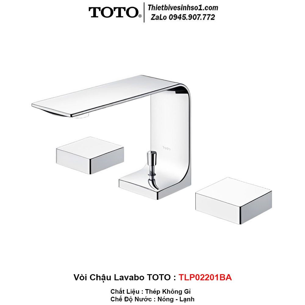 Vòi Lavabo TOTO TLP02201BA 3 Lỗ