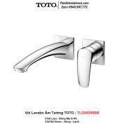 Vòi Lavabo Âm Tường TOTO TLG09308BB