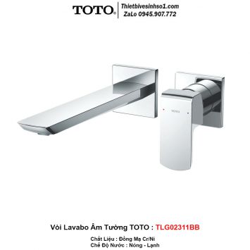 Vòi Lavabo Âm Tường TOTO TLG02311BB
