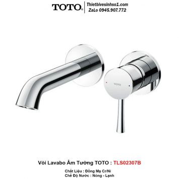 Vòi Lavabo Âm Tường TOTO TLS02307B