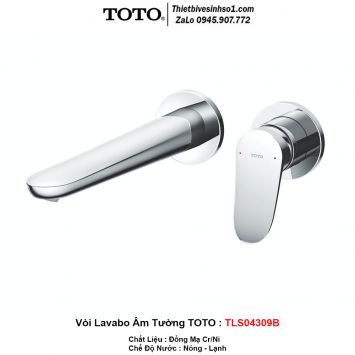 Vòi Lavabo Âm Tường TOTO TLS04309B