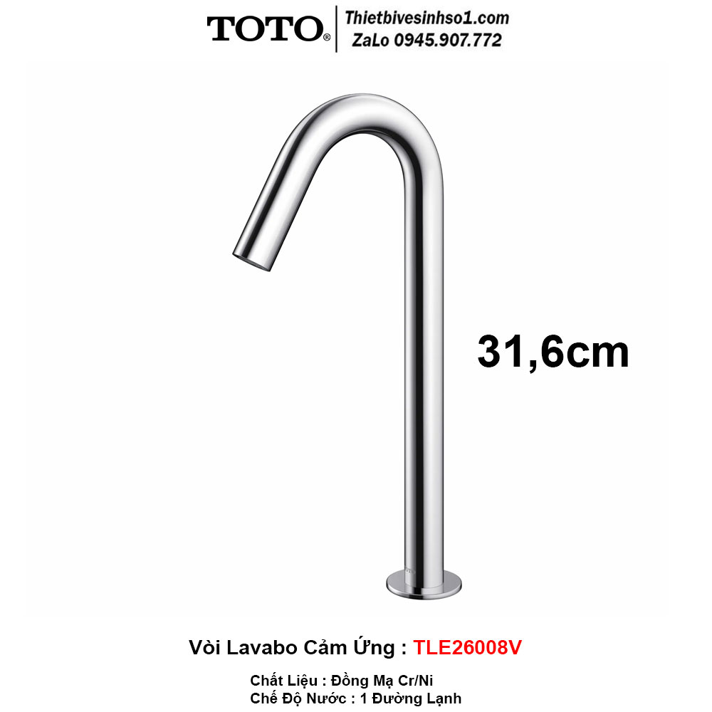 Vòi Lavabo Cảm Ứng TOTO TLE26008V