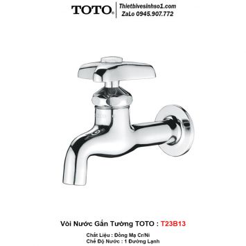Vòi Nước Gắn Tường TOTO T23B13
