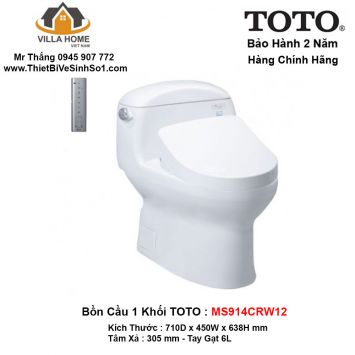 Bồn Cầu Điện Tử TOTO MS914CRW12