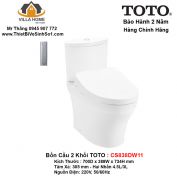 Bồn Cầu 2 Khối Nắp Điện Tử TOTO CS838DW11