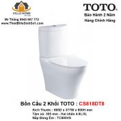 Bồn Cầu 2 Khối TOTO CS818DT8