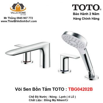 Vòi Sen Bồn Tắm TOTO TBG04202B